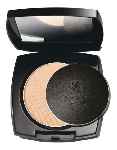 Base de maquillaje en polvo Avon Flawless Polvo Compacto tono neutro light medio - 11g