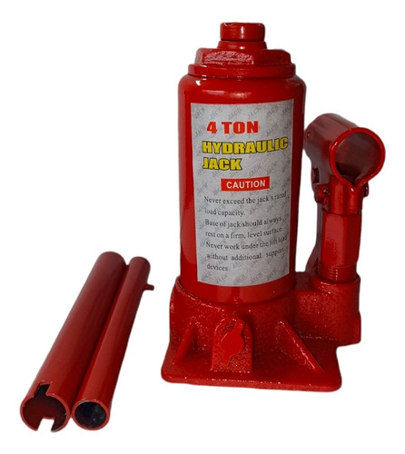 Imagen 2 de 8 de Gato Hidráulico De 4 Ton Tipo Botella + Estuche