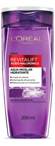 Agua Micelar Revitalift Acido Hialuronico 200 Ml