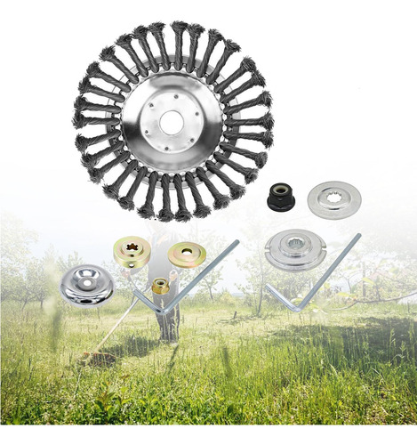 Cabezal De Cepillo Compatible Con Malas Hierbas 10 Pulgadas