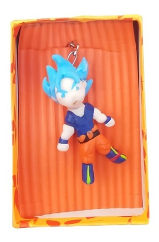 Goku Súper Sayayin Blue Chibi Anime Llavero 