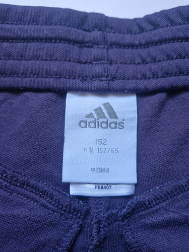 Pantalón Deportivo Niña Violeta Original Adidas 152 (Usado)