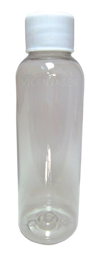 25pzs Botella Envase 60ml De Plastico Pet Con Tapa