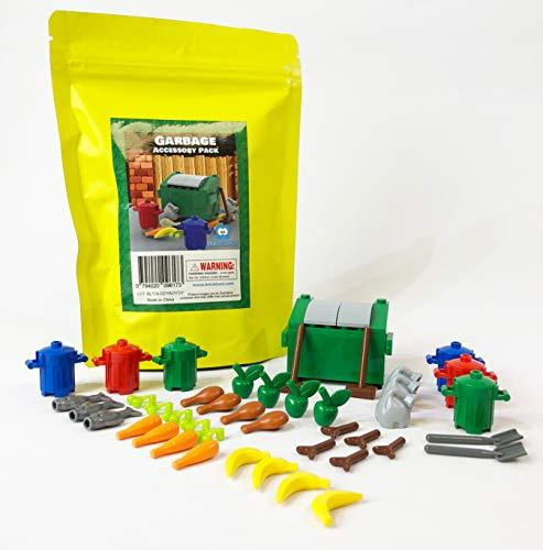 Set Accesorios De Basura Brick Loot Para Figuras Lego