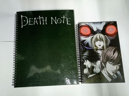 Death Note Paquete De Dos Libretas (carta Y Media Carta)