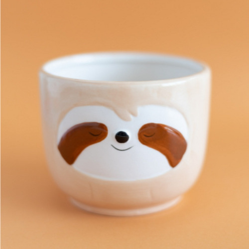 Imagen 3 de 3 de Bowl Animalito Perezoso De Ceramica.