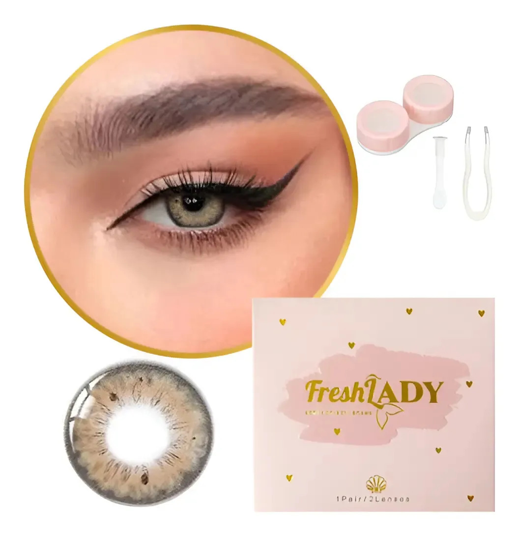 Freshlady Lentes De Contacto Color 1 Año Real De Duración Stunna Girl Fa12-1 - Nadine