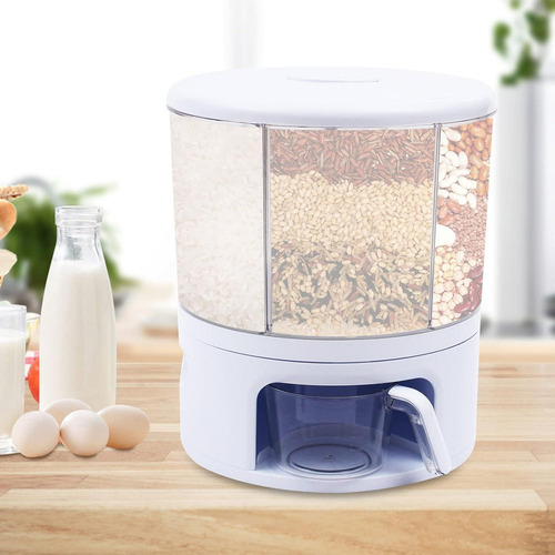 Dispensador De Granos Rotatorio 360° Juoptgj 11kg 6