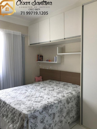 Imagem 15 de 30 de Casa 4 Suítes Em Condomínio Fechado, Buraquinho - Lauro De Freitas - Ca01136 - 70448689