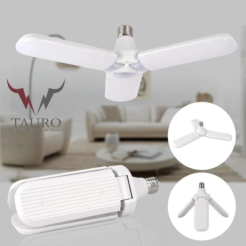Imagen 6 de 10 de Foco Led 36w Tipo Ventilador Apertura Ajustable Luz Blanca
