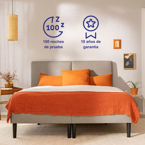 Imagen 7 de 10 de Colchón Emma Doble | Tecnología Alemana | Memory Foam Color Blanco
