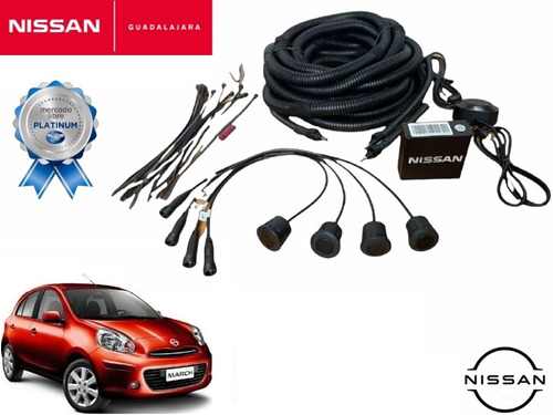 Kit Sensores De Reversa Nissan March 2012 A 2019