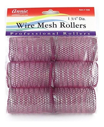 Tubos De Peinado - Annie 1-3-4 Jumbo Wire Mesh Hair Rollers