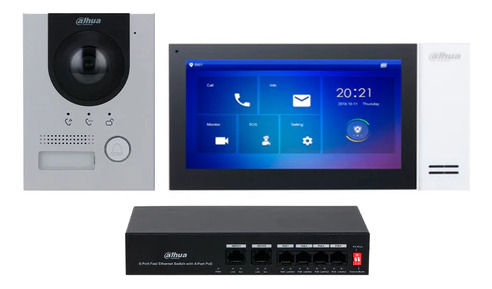 Dahua Ktp01l Kit Intercomunicador Video Portero Casa Oficina