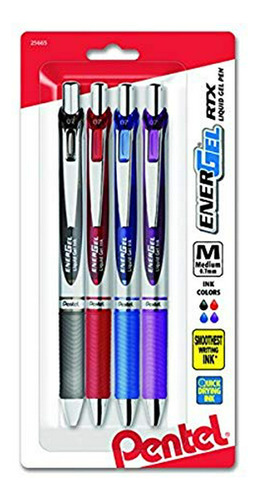 Bolígrafo De Gel Líquido Retráctil Energel Rtx De Pentel, Lí