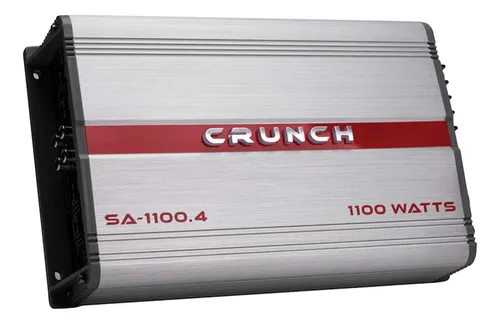 Crunch Sa-1100.4 Serie Smash 1,100 Vatios 4 Canales Clase Ab