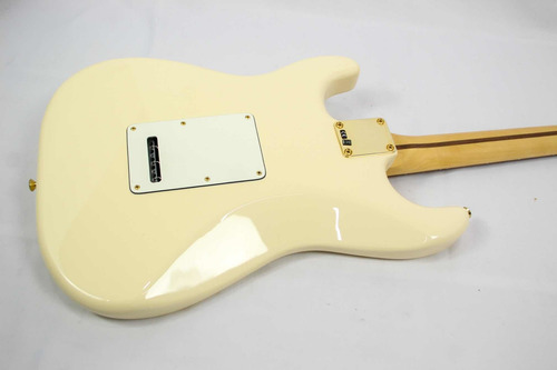 Fender Blacktop Stratocaster Hhh Olympic White Gold Hardware