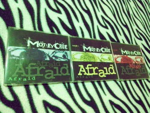 Afraid 3 Singles Edición Limitada Motley Crue 