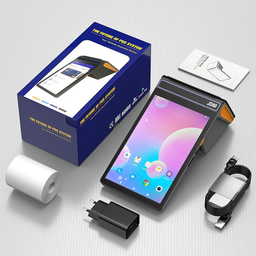 Terminal Android 12 Pos De 8 Pulgadas, 3g+16g, Impresora, Es