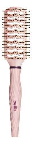 Escova De Cabelo Rosa Ventilada Pink Cassis Belliz - 2442