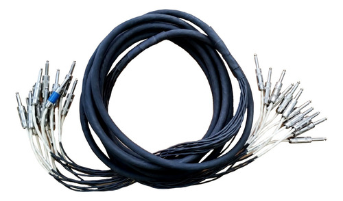 Manguera Cable Plug 12 Canales Plug Mono 7,50 Metros