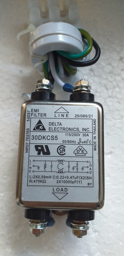 Filtro Rede 30dkcs5 115/250v 30a (Usado)