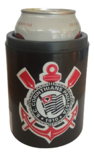 Imagem 6 de 8 de Porta Lata, Litrinho Térmico Cerveja Corinthians Licenciado