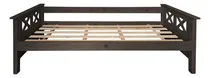 Comprar Divan Cama 1 Plaza Pino Macizo Sajo Griego Madera 80x190 Cm Color Nogal