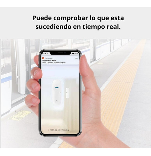Sensor Inteligente Wifi Para Puerta O Ventana Tuya Smartlife