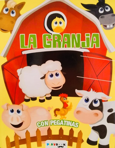 La Granja Con Pegatinas 96 Paginas Para Colorear, De Infantil. Editorial Distripubli, Tapa Blanda, Edición 1 En Español