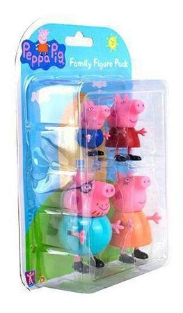 Imagem 4 de 4 de Bonecos Família Da Peppa - Kit Com 4 Figuras - Sunny 2301