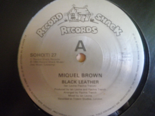 Disco Remix Vinyl Import Miquel Brown - Black Leather (1984)