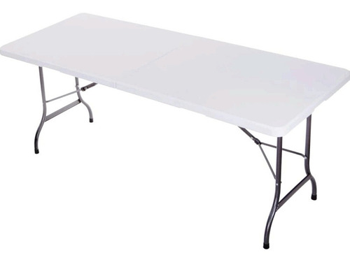 Imagen 3 de 5 de Mesa Rectangular Plegable Plástico Duro 1.80 Metros