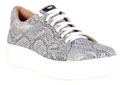 Zapatillas Urbanas De Mujer De Cuero - Rima - Ferraro
