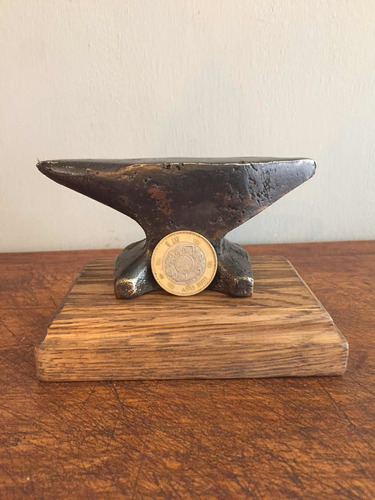 Yunque Pequeño Estilo Antiguo Bronce Sólido Joyería Vintage