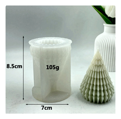 Molde Silicon Arbol Navidad Reposteria Decoracion 3d Velas