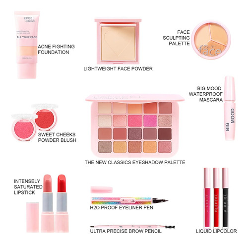 Kit De Maquillaje Todo En Uno, Juego De Regalo De Maquillaje