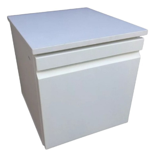 Vanitory 40 Cm Blanco Colgante Con Cajon Para Bacha De Apoyo