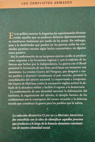 Libro De Félix Luna Conflictos Armados Hasta Inva. Malvinas