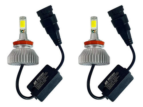 Kit Super Led Tiger H11 Super Branco 6000k 44000lm 12/24v