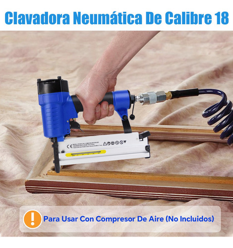 Clavadora Y Engrapadora Neumática Profesional Calibre 18