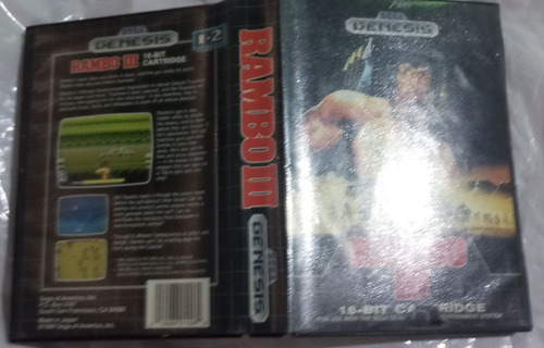 Juego Cassett Sega Genesis Rambo 3 Original Leer Descripción