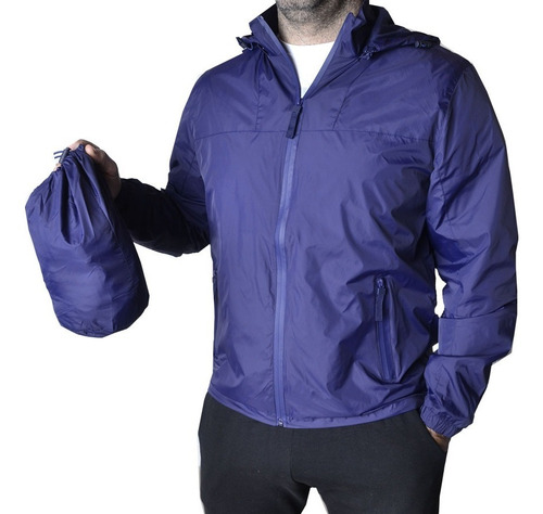 Campera Rompeviento Impermeable Hombre The Big Shop