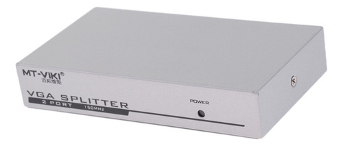 1 Pc A 2 Monitores 2 Puertos Vga Svga Adaptador De Caja De