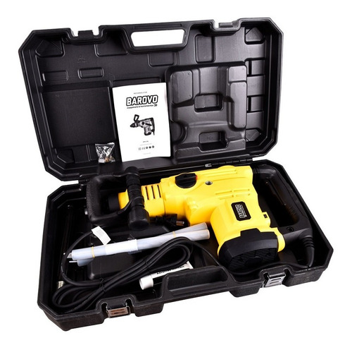 Rotomartillo electroneumático Barovo RPK-50L amarillo con 1600W de potencia 220V