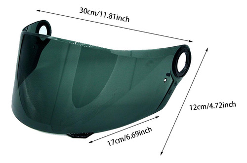 Visera Para Casco De Motocicleta, Visera Resistente,