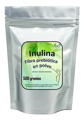 Inulina Fibra Prebiótica En Polvo 500gs. Transito Intestinal