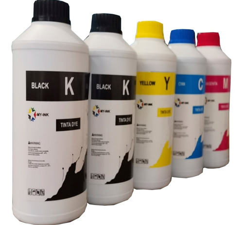 Tinta Pack 5 Pzs  Universal Para Todas Las Marcas Impresoras