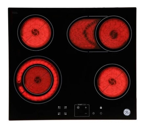 Imagen 1 de 6 de Anafe Ge Appliances Vitroceramico 60cm Aege62vn0 Digiya
