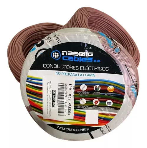 Cable Unipolar 100% Cobre Trefilcon 1.5mm X 50 Mts Metros